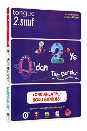0'dan 2'ye Tüm Dersler Konu Anlatımlı Soru Bankası (türkçe Matematik Hayat Bilgisi Ingilizce)