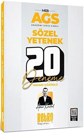 Retro Yayıncılık 2025 MEB AGS Sözel Yetenek 20 Deneme