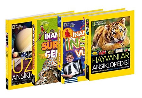 NG Kids Ansiklopedi Seti 4 Kitap