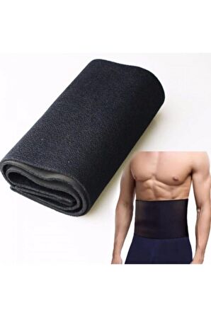 Kadın Erkek Siyah Neopren Bel Korse Termal Sauna Kemer Sporcu Kemeri