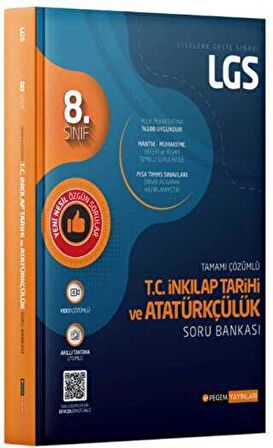 LGS T.C. İnkılap Tarihi ve Atatürkçülük Tamamı Çözümlü Soru Bankası
