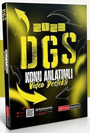 2023 DGS Video Destekli Konu Anlatımlı