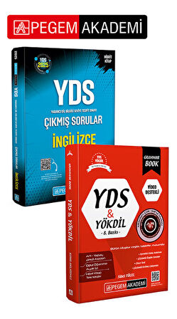 PEGEM AKADEMİ 2025 YDS İngilizce Çıkmış Sorular + YDS YÖKDİL Grammar Book Seti (2.Kitap)