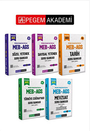 PEGEM AKADEMİ MEB AGS Kim Korkar Serisi Soru Bankası Tamamı Çözümlü Seti (5.Kitap)