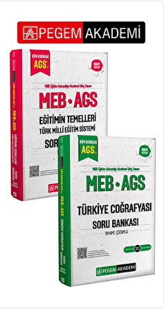 PEGEM AKADEMİ MEB AGS Kim Korkar Eğitimin Temelleri Türk Milli Eğitim Sistemi Soru Bankası Tamamı Çö