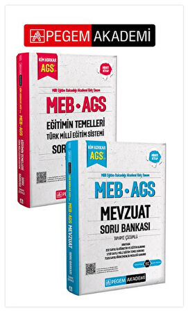 PEGEM AKADEMİ  MEB AGS Kim Korkar Eğitimin Temelleri Türk Milli Eğitim Sistemi Soru Bankası Tamamı Ç
