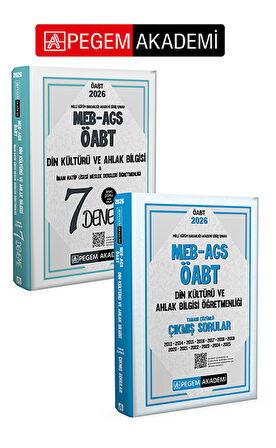 PEGEM AKADEMİ 2026 MEB AGS ÖABT Din Kültürü ve Ahlak Bilgisi Tamamı Çözümlü Çıkmış Sorular + 2026 ME