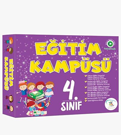 5 Renk 4. Sınıf Eğitim Kampüsü 5 Kitap Set 