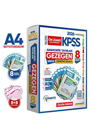 2026 Kpss Ortaöğretim Gy- Gk Gezegen 8li Deneme Paketi Kurumsal Türkiye Geneli Dijital Çözümlü