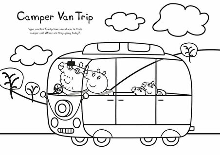 Peppa Pig: Peppa's Bumper Colouring Book