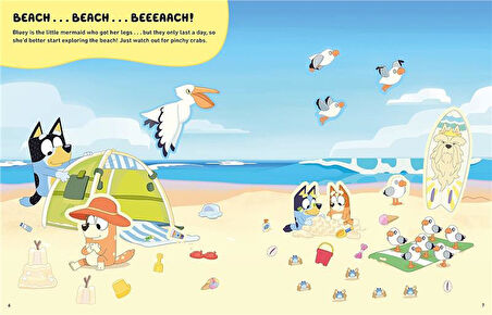 Ladybird Bluey - Let's Stick Sticker Scenes Book