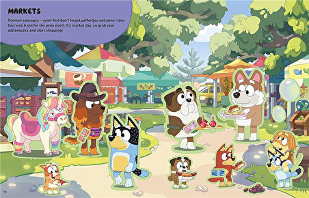 Ladybird Bluey - Let's Stick Sticker Scenes Book