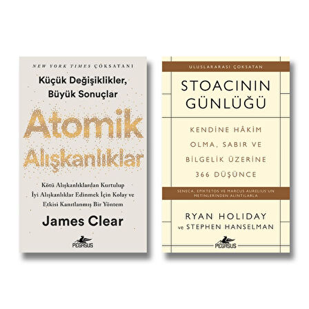 Atomik Alışkanlıklar   Stoacının Günlüğü - 2 Kitap Set