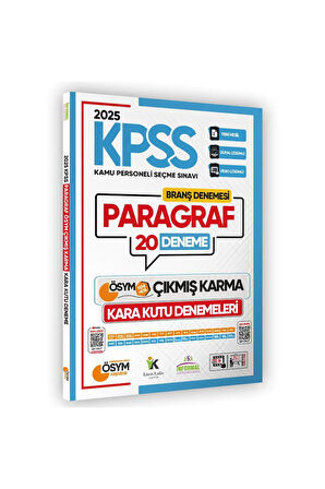 2025 KPSS Lisans Paragraf 20li Deneme Sınavı ÖSYM Çıkmış Soru Havuzu Video ve PDF Çözümlü