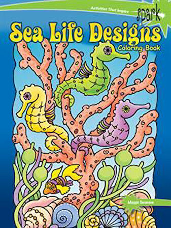 SPARK Sea Life Designs Coloring Book - Maggie Swanson