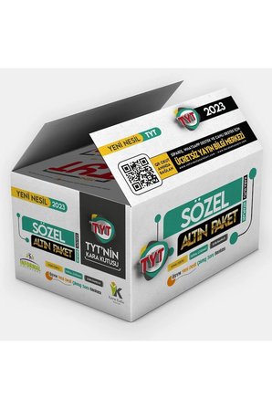 Tytnin Kara Kutusu Sözel Altın Paket Set Konu Özetli Dijital Çözümlü Ösym Çıkmış Soru Bankası