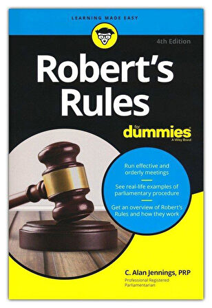 Robert's Rules for Dummies - C. Alan Jennings