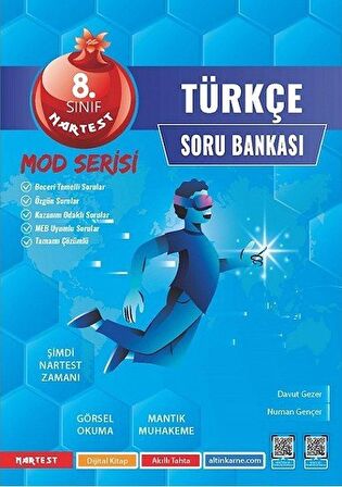 Nartest 8.Sınıf LGS Mod Türkçe Soru Bankası - Nartest MOD