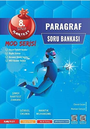 Nartest 8.Sınıf LGS Mod Paragraf Soru Bankası - Nartest MOD