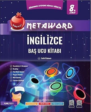 Nartest 8.Sınıf LGS Yeni Metaword İngilizce Baş Ucu Kitabı