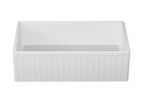 Quarter Bath Live Dekorlu Eviye 76 Cm Parlak Beyaz 70KS90030