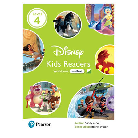 Pekr Level 4: Disney Kids Readers Workbook With Ebook An-Pearson ELT