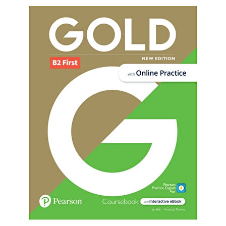 Gold B2 First Coursebook And Interactive Ebook With Online Practice-Pearson ELT