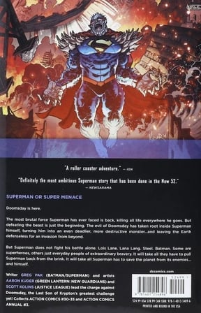Superman - Action Comics Vol. 6: Superdoom (The New 52) İngilizce Çizgi Roman