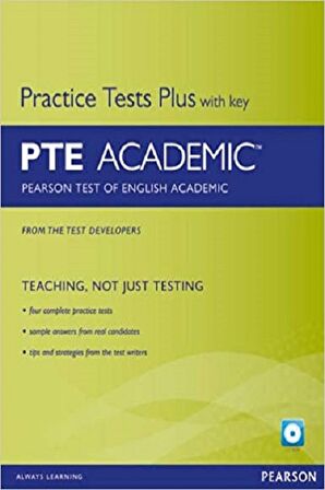 PTE Academic Practice Tests Plus with key CD-ROM