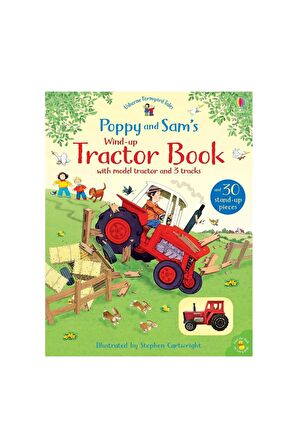 The Usborne Fyt Poppy And Sam's Wind-Up Tractor Bo