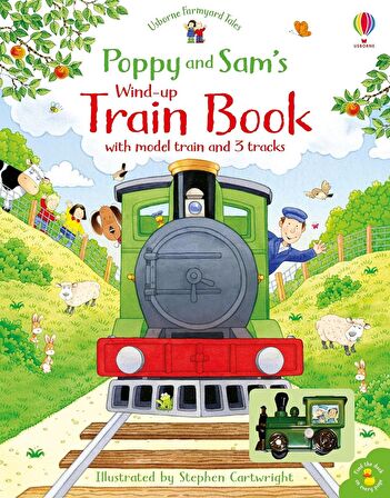 Usborne Poppy and Sam's Wind-Up Train Book (Hareketli Kitap)