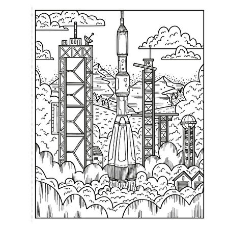 Space Magic Painting Book Usborne Publishing