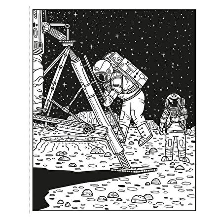 Space Magic Painting Book Usborne Publishing