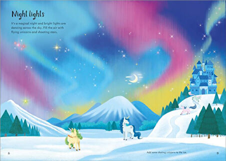Usborne Sparkly Unicorns Sticker Book