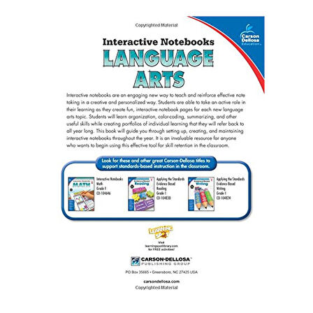 interactive Ela Notebook Carson Dellosa Education