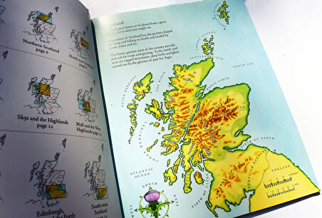 Birlinn - Sticker Atlas Of Scotland