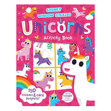 Imagine That Chunky Window Stickers - Unicorn Activity Book