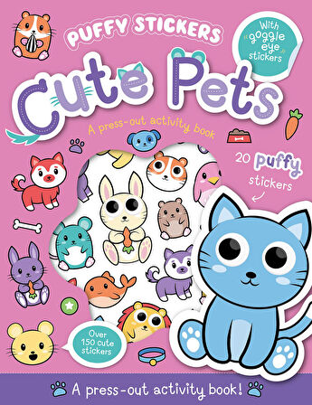 Imagine That - İngilizce Puffy Sticker Cute Pets Kitap