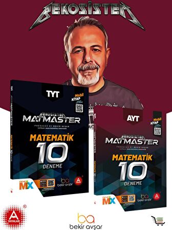 BekoSistem Matmaster AYTveTYT Matematik 10'lu Deneme Seti Bekir Avşar