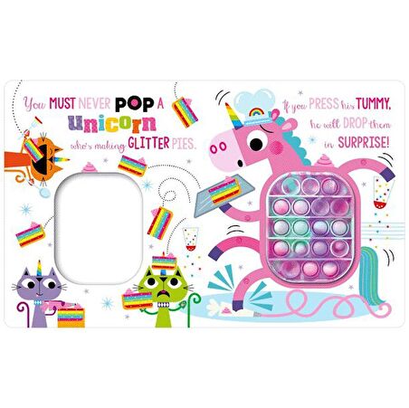 Never Pop a Unicorn! Fidget Popper Board Book