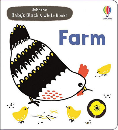 USB - Baby's Black and White Books Farm