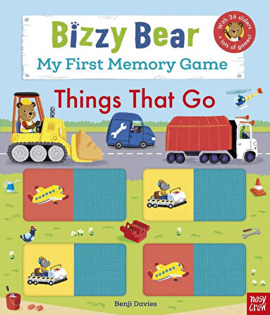 NC - Bizzy Bear: Things That Go - My First Memory Game Book