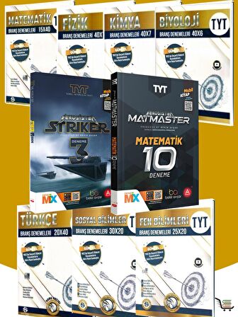 Bilgi Sarmal TYT Full Branş Deneme ve Matmaster-Striker Seti