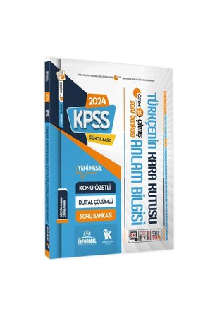 Kpss Türkçenin Kara Kutusu Dijital Çözümlü Konu Özetli Ösym Çıkmış Soru Bankası 6lı Altın Paket