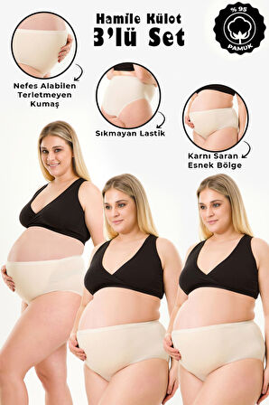 3LÜ HAMİLE KÜLOT 