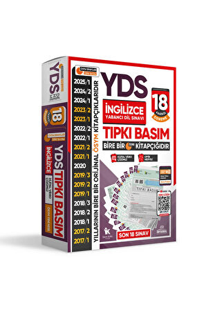 2025 Yds Ingilizce Ösym Tıpkı Basım Çıkmış Soru 18li Deneme Paketi Video/pdf Çözümlü Türkiye Geneli