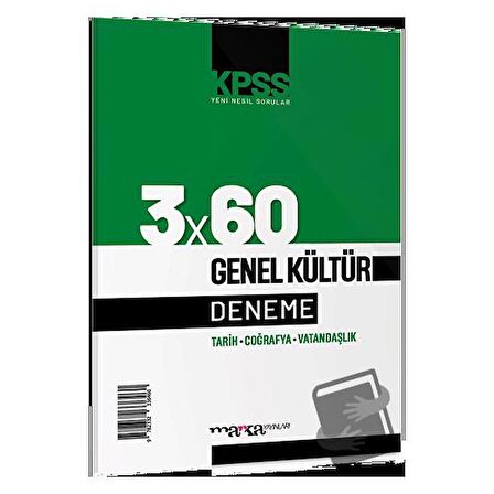 2024 KPSS Genel Kültür 3x60 Deneme Sınavı