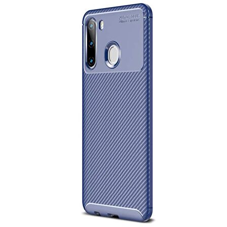 Gpack Samsung Galaxy A11 Kılıf Negro Karbon Dizayn Silikon