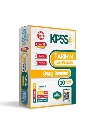 Kpss Tarihin Kara Kutusu Soru Bankası Tarihin Manifestosu Çözümlü Branş Denemesi 2li Set