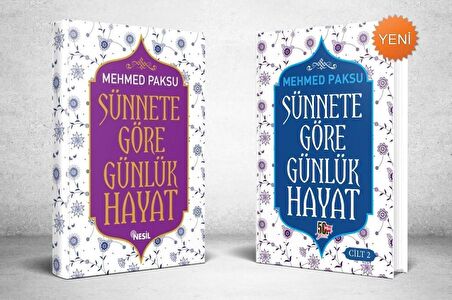 Mehmet Paksu Sünnete Göre Günlük Hayat 1-2 (CİLTLİ)